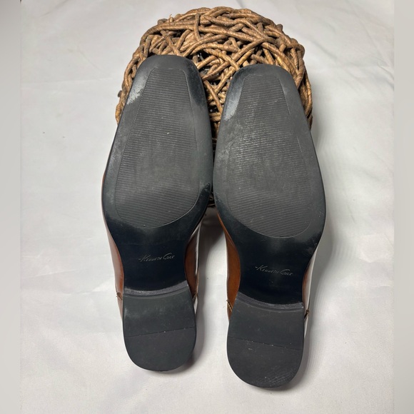 Kenneth Cole Dress Shoe Cognac Brown Leather - Picture 8 of 8